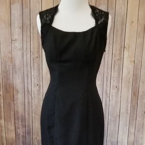Black formal gown dress